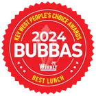 Bubba's 2024 Best Lunch winner badge