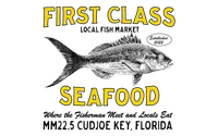 First Class Seafood, local fish market, MM22.5 Cudjoe Key, Florida