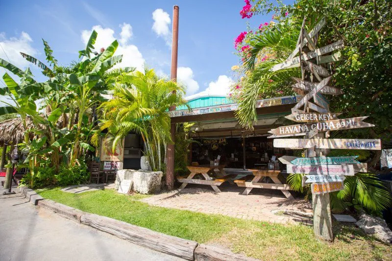 Outside of the restaurant